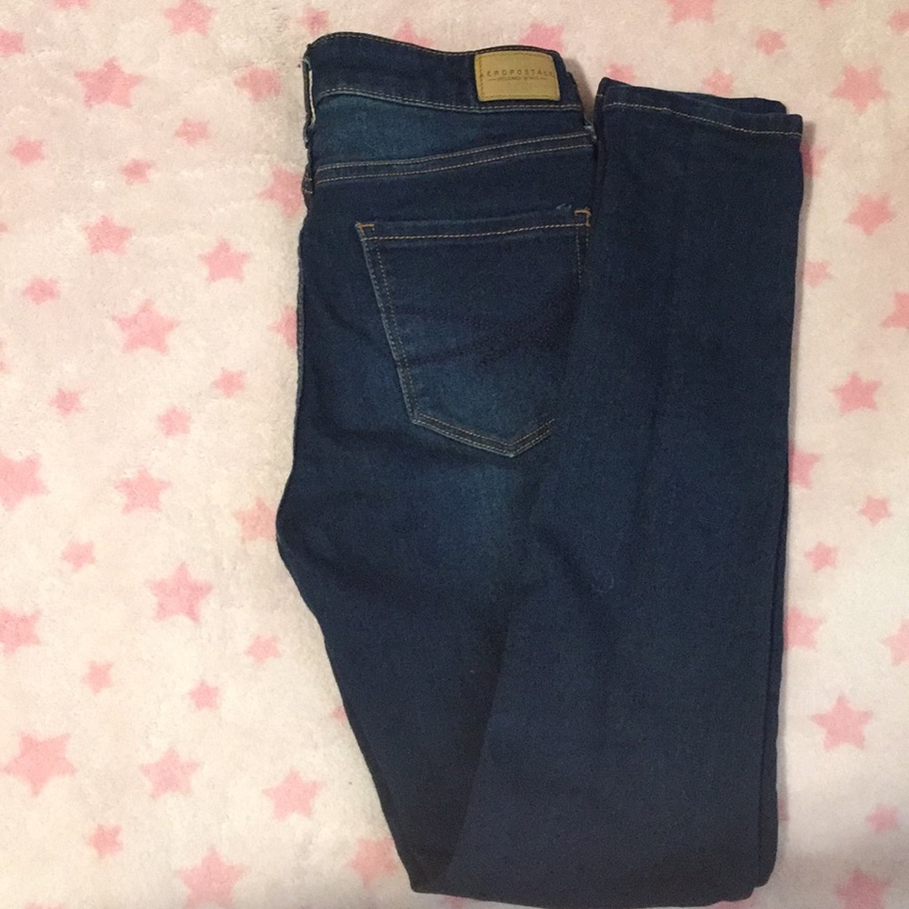 Dark wash jeggings